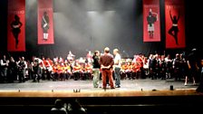 The Walled City Tattoo in rehearsals