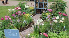 Cherry Townsend’s show garden complete with Bug Hotel