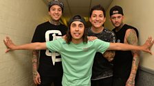 Pierce The Veil in session at Maida Vale