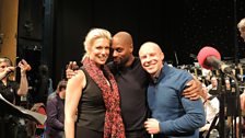 Hannah Waddingham, Rodney Earl Clarke & Gary Williams