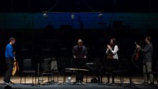 Neil Davidson, Michael Pisaro, Jessika Kenney & Eyvind Kang perform 'Lucretius Melody' by Michael Pisaro