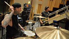 Pierce The Veil in session at Maida Vale Studios