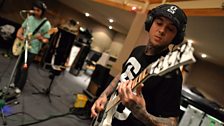 Pierce The Veil in session at Maida Vale Studios