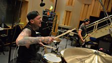 Pierce The Veil in session at Maida Vale Studios