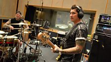 Pierce The Veil in session at Maida Vale Studios