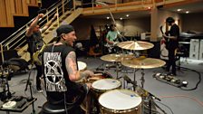 Pierce The Veil in session at Maida Vale Studios