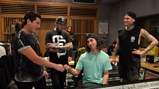 Pierce The Veil in session at Maida Vale Studios