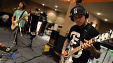 Pierce The Veil in session at Maida Vale Studios