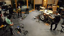 Pierce The Veil in session at Maida Vale Studios