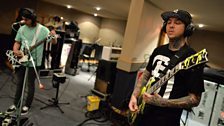 Pierce The Veil in session at Maida Vale Studios