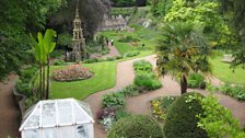 The spectacular Plantation Garden in Norwich, location of clue four