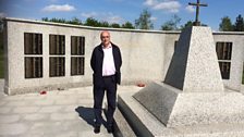 The Camp Bastion Wall at the National Memorial Arboretum, the first time Andrew saw this wall was in Afghanistan.