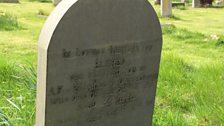 Alfred Martlew's grave is on the very edge of the churchyard.