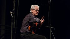 Jon Rose performs using his remodelled violin at Tectonics Festival