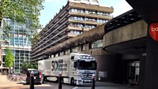 The ˿ Symphony Orchestra van arrives at the Barbican Centre!