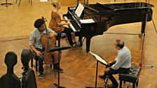 Sheku Kanneh-Mason rehearses with Mark Wigglesworth and pianist Kate Golla