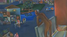 Bhupen Khakhar - You Can’t Please All - 1981 Oil paint on canvas - Tate - © Bhupen Khakhar