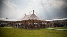 Marquee at the festival