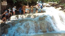 Moss Side Gym ladies on holiday in Jamaica