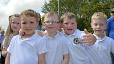 Gortnagarn Primary School enjoying the music