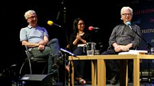 John Mullan, Tahmima Anam and Peter Carey