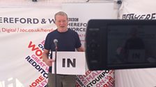 Kidderminster EU Referendum Market Stall