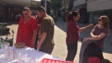 Kidderminster EU Referendum Market Stall