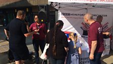 Kidderminster EU Referendum Market Stall