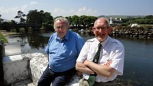 John and Randall in Cushendun