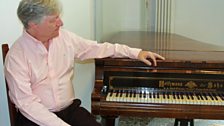 Gomes's piano at Villa Gomes in Lecco