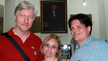 Fabio with Fatima Goncalves and Fernando Portari in Rio