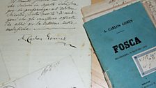 Gomes documents and libretti at Ricordi Archives in Milan