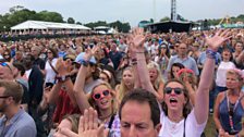 Isle of Wight Festival: Hands in the air