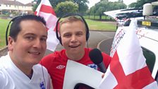 James and Andy in Hamp near Bridgwater