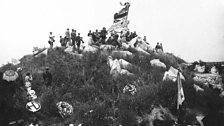 Memorial unveiling at Beaumont Hamel, 1925