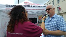 Evesham EU Referendum Market Stall