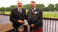 RSPBA President George Ussher and Chairman Gordon Hamill