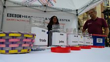 Worcester EU Referendum Market Stall