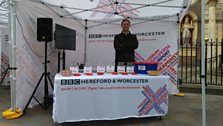 Worcester EU Referendum Market Stall