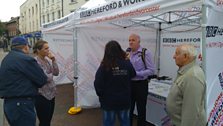 Hereford EU Referendum Market Stall