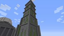 Corstorphine Hill Tower in Minecraft