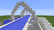 Falkirk Wheel in Minecraft