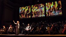 Andrew Foster-Williams as Gunther, Giselle Allen as Gutrune, Kelly Cae Hogan as Brünnhilde and Mati Turi as Siegfried