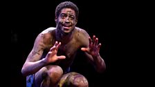 King Lear: Edgar played by Alfred Enoch (Photo: Jonathan Keenan)