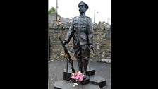 The statue of Robert Quigg VC