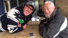 Mark Patterson with Sir Robin Knox Johnson