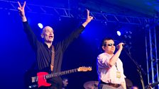 Cornbury:  Wilko Johnson on stage