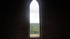 The tower has more than 70 windows