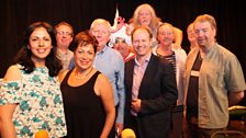 Presenters and guests from the South Shields leg of the Saturday Live Road Trip