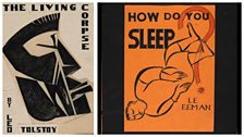 Two book jacket designs